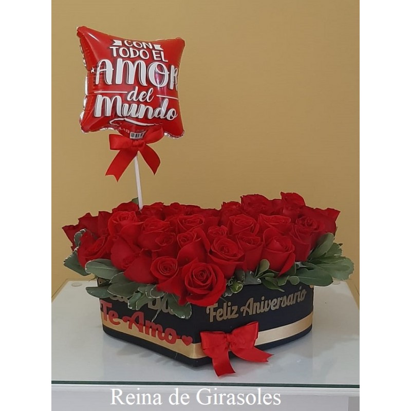 Nuevo Diseño Rosas 47 - Floristeria Reina de Girasoles