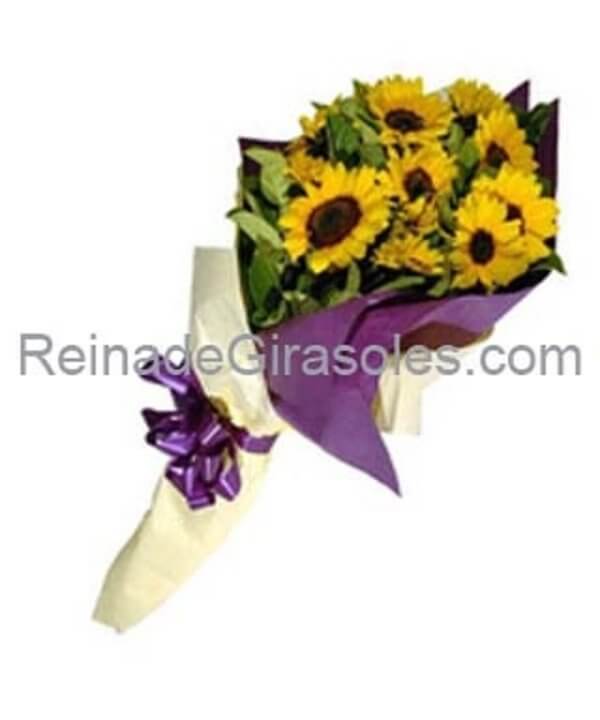 Bouquet Girasoles x 8