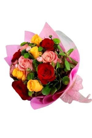 Bouquet x 12 Rosas Surtidas
