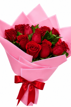 Bouquet x 12 rosas 01