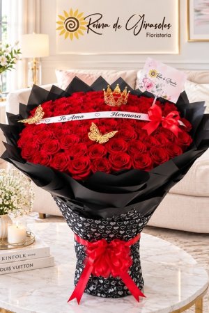 9. Ramo Bouquet Buchon Nueva Tendencia x 200 Rosas