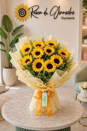 Bouquet x 10 Girasoles
